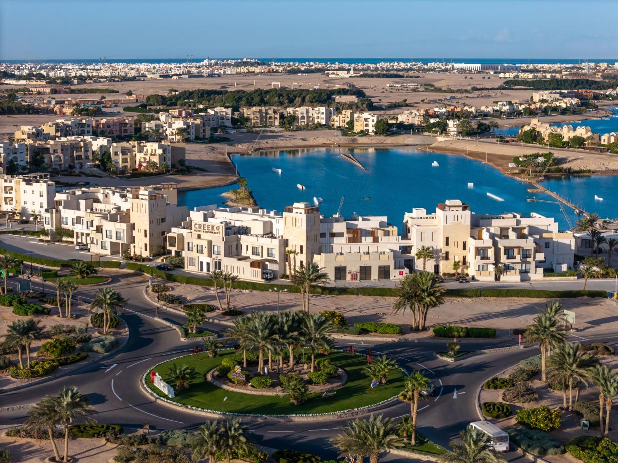 Creek Hotel And Residences El Gouna フルガダ エクステリア 写真